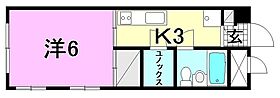 第三森ビル 206 号室 ｜ 愛媛県松山市東一万町（賃貸マンション1K・2階・18.00㎡） その2