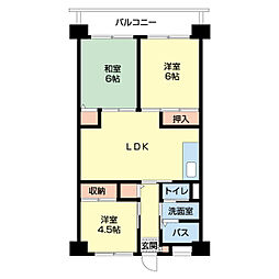 ホンダマンション 3LDKの間取図画像