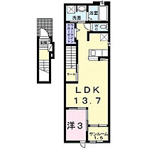 オパール・II 201 ｜ 宮城県石巻市渡波字黄金浜196番地（賃貸アパート1LDK・2階・44.24㎡） その2