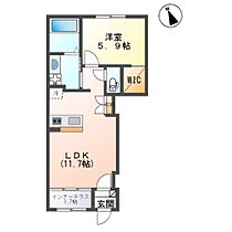 ヴィヴァン  ｜ 宮城県石巻市蛇田字西境谷地（賃貸アパート1LDK・1階・43.24㎡） その2