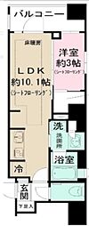 ピアース銀座レジデンス 1LDKの間取図画像