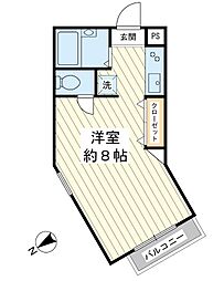 フローライト・M 1Kの間取図画像