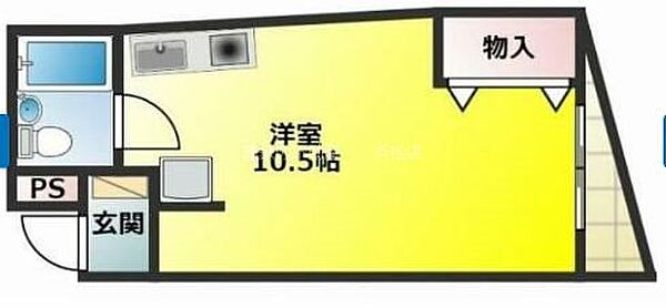 グリーンフラッツ天神町 301｜静岡県浜松市中央区天神町(賃貸マンション1K・3階・22.02㎡)の写真 その2