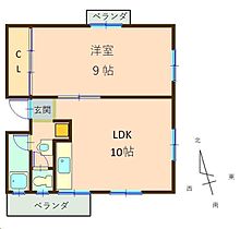 Kマンション 402 ｜ 静岡県浜松市中央区和地山２丁目3-13（賃貸マンション1LDK・4階・40.00㎡） その2