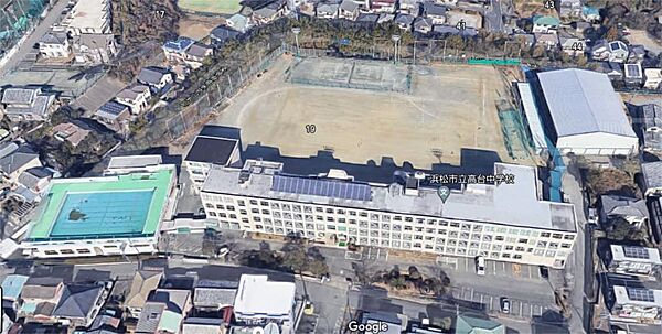 画像21:浜松市立高台中学校（221m）
