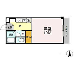 VILLAフィラメント 206 ｜ 静岡県磐田市見付（賃貸マンション1K・2階・30.00㎡） その2