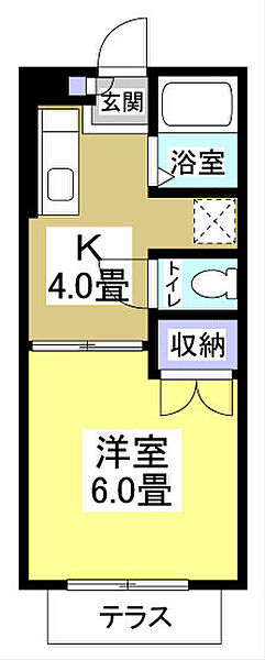 ハイツ文木B 205｜静岡県袋井市田町２丁目(賃貸アパート1K・2階・26.35㎡)の写真 その2