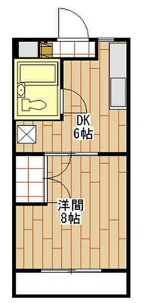 ドミール江西 205｜静岡県浜松市中央区神田町(賃貸マンション1DK・2階・25.92㎡)の写真 その2
