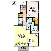 プリーマ 101 ｜ 静岡県菊川市加茂1993-1（賃貸アパート1LDK・1階・47.81㎡） その2