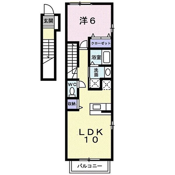 グリーン　アイズ 201｜静岡県掛川市上張(賃貸アパート1LDK・2階・42.37㎡)の写真 その2