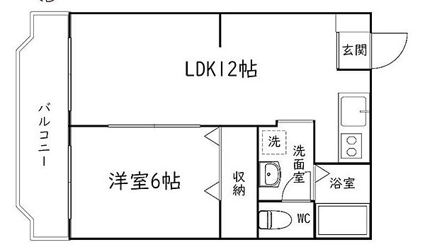 マンションヤマダA 103｜静岡県浜松市中央区渡瀬町(賃貸マンション1LDK・1階・39.74㎡)の写真 その2