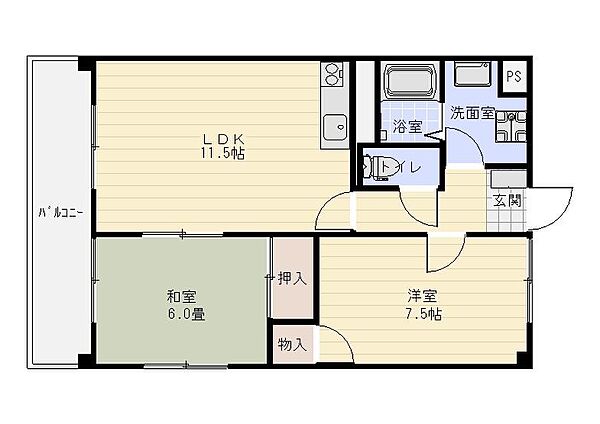 ヴィーブルオガイ 301｜静岡県浜松市中央区曳馬３丁目(賃貸マンション2LDK・3階・56.07㎡)の写真 その2