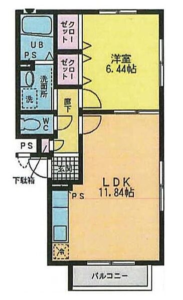 エポック 301｜静岡県浜松市中央区早出町(賃貸マンション1LDK・3階・42.53㎡)の写真 その2