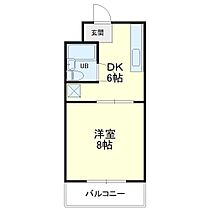 パークヒルズタカハタ 206 ｜ 静岡県浜松市浜名区高畑219-1（賃貸マンション1DK・2階・25.92㎡） その2