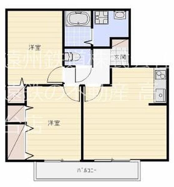 クランベリー 201｜静岡県浜松市中央区半田山５丁目(賃貸アパート2LDK・2階・52.10㎡)の写真 その2