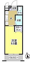 YK Field 401 ｜ 静岡県浜松市中央区新津町537（賃貸マンション1K・4階・23.10㎡） その2