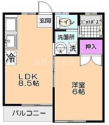 間取図画像 1LDK