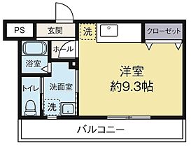 TKマンションIII 303 ｜ 静岡県浜松市中央区木戸町4-53（賃貸マンション1R・3階・27.00㎡） その2