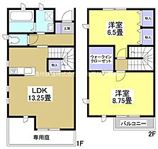 La・FiestaII 4 ｜ 静岡県浜松市浜名区貴布祢383-1（賃貸テラスハウス2LDK・--・71.63㎡） その2