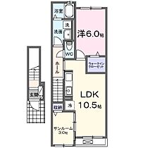 デメテルB 203 ｜ 静岡県浜松市中央区原島町149（賃貸アパート1LDK・2階・48.91㎡） その2