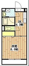 Happiness初生（ハピネス初生） 301 ｜ 静岡県浜松市中央区初生町1268-4（賃貸マンション1DK・3階・30.35㎡） その2