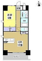 ホワイトアパートメント 602 ｜ 静岡県浜松市中央区常盤町139-17（賃貸マンション1LDK・6階・45.54㎡） その2