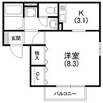 メゾン・S 101 ｜ 静岡県浜松市中央区北寺島町158（賃貸アパート1K・1階・30.44㎡） その2