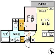 D-Hills初生 305 ｜ 静岡県浜松市中央区初生町71-1、71-2、71-3、76-1（賃貸アパート1LDK・3階・35.35㎡） その2