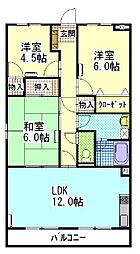間取図画像 3LDK
