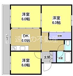 間取図画像 3DK