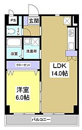間取図画像 1LDK