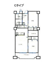 グライス武藤 2LDKの間取図画像
