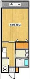 SKビル 1Kの間取図画像