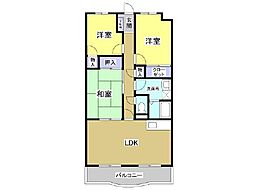 ミレーニア 2SLDKの間取図画像