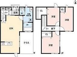 (仮)東若林町キャレノワール 3LDKの間取図画像