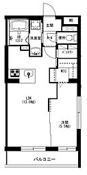 エクシード三方原III(北棟) 1LDKの間取図画像