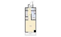 is常盤 1Kの間取図画像