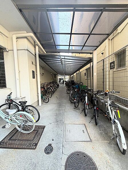 整理整頓された駐輪場