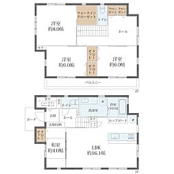 JR呉線 呉ポートピア駅 徒歩10分 4LDKの間取り
