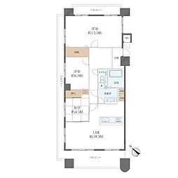 間取図画像 3LDK