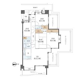 ヒューマンズプラザ青崎六番館 4LDKの間取り