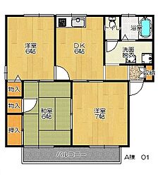 エントピアナワテ AB棟 1階/-