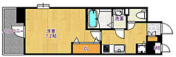 Luxe住道 1Kの間取図画像