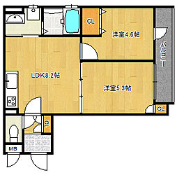 JR片町線(学研都市線) 四条畷駅 徒歩6分 2階/-