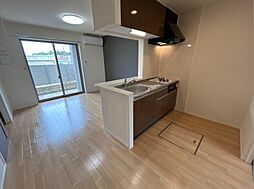 JR片町線(学研都市線) 住道駅 3.1kmの賃貸アパート 1階1LDKのリビング/ダイニング