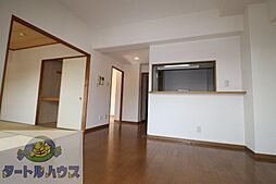 JR片町線(学研都市線) 野崎駅 徒歩10分の賃貸マンション 1階3LDKのリビング/ダイニング