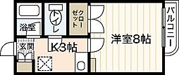 間取図画像 1K
