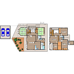 二井邸 4SLDKの間取り