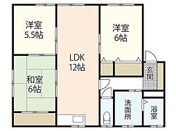 間取図画像 3LDK