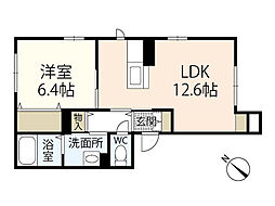 間取図画像 1LDK